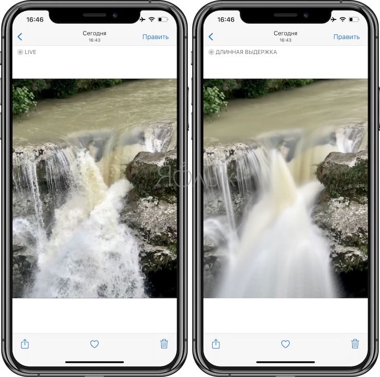 Как сделать фото с эффектом шлейфа (длинной выдержкой) на iPhone при помощи Live Photos