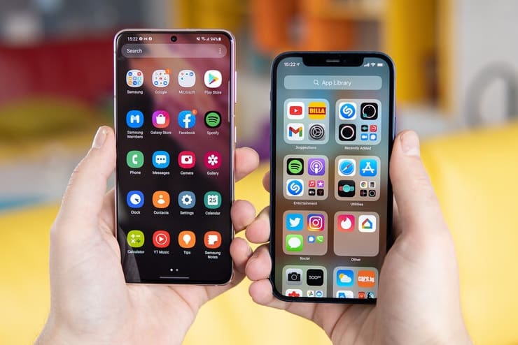 Galaxy S21 vs iPhone 12