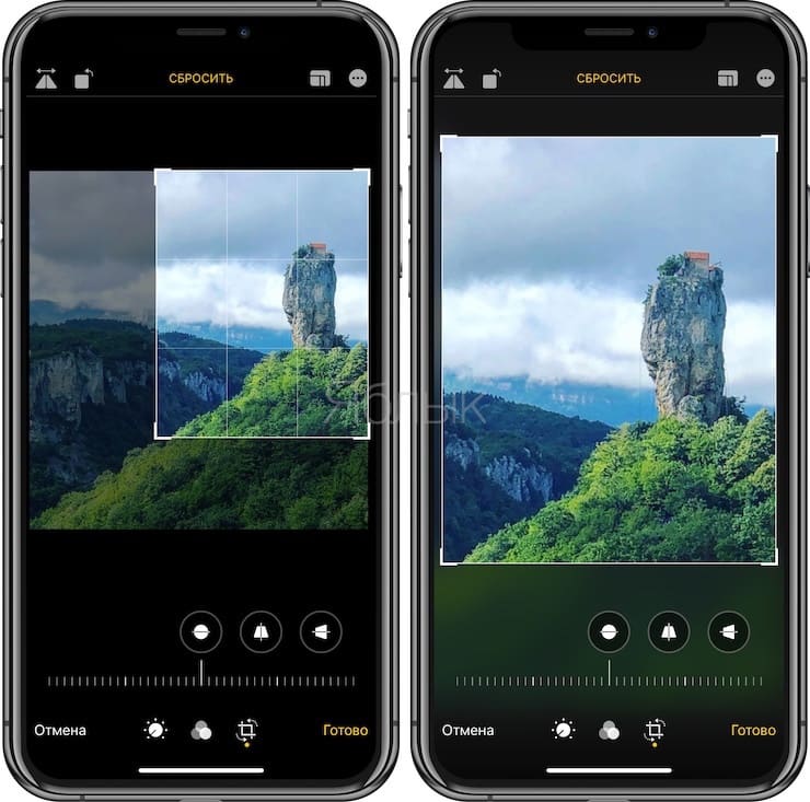 How to crop photos on iPhone