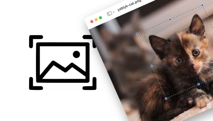 Обрезать картинку на макбуке