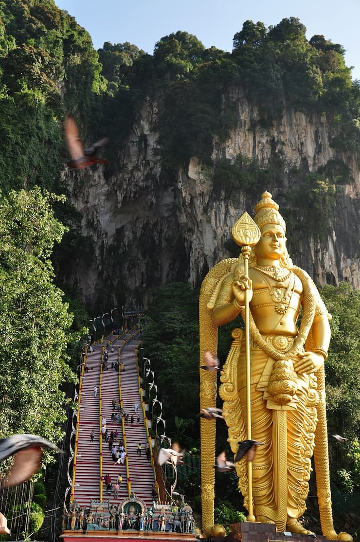 Statue du Seigneur Murugan, 43 mètres, Malaisie