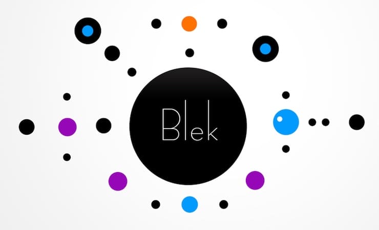 Игра Blek для iPhone и iPad – шедевр минимализма