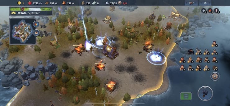 Review of the game Northgard for iOS: Build. Survive. Win