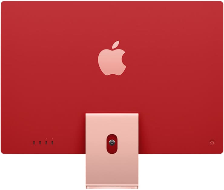 Красный iMac