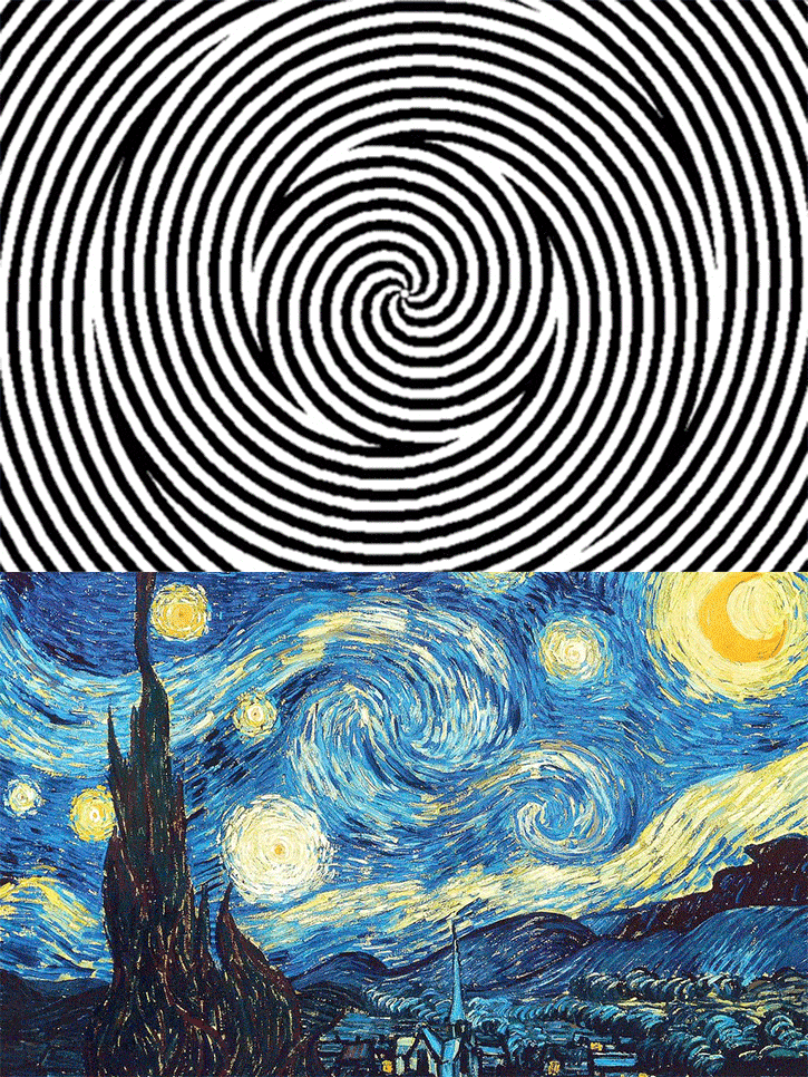 Le tableau de Van Gogh - Illusion