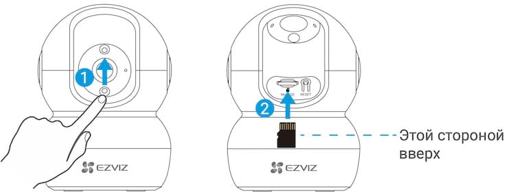 SD card in EZVIZ TY2