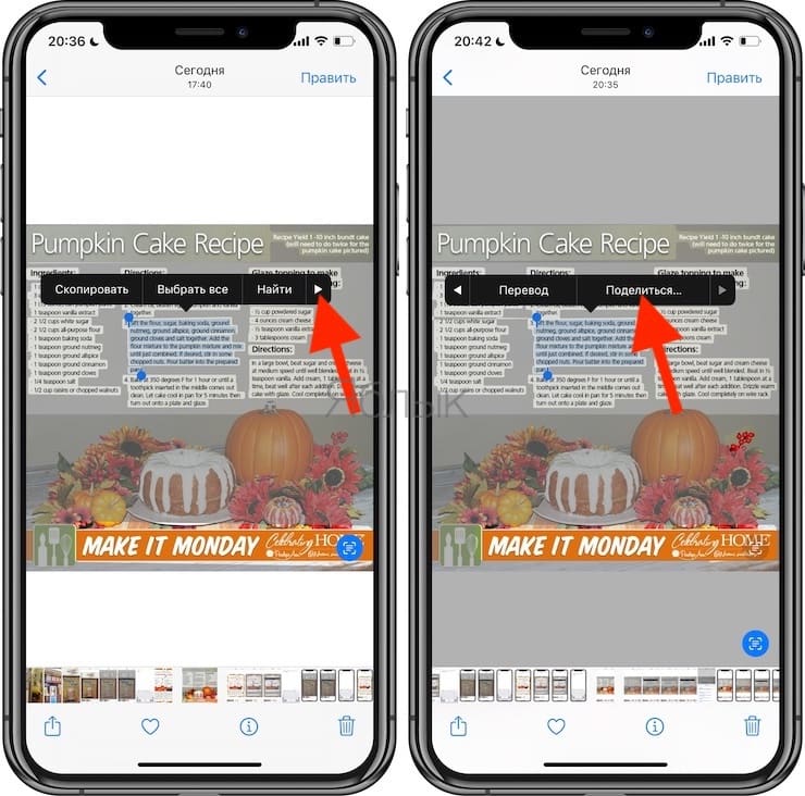 Как распознавать текст с фото в iPhone