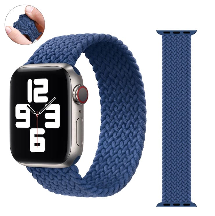Braided mono-bracelet for Apple Watch