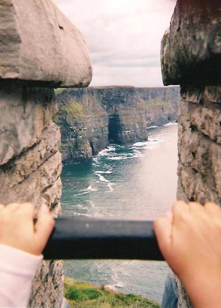 Pseudo-photo of the Moher rock