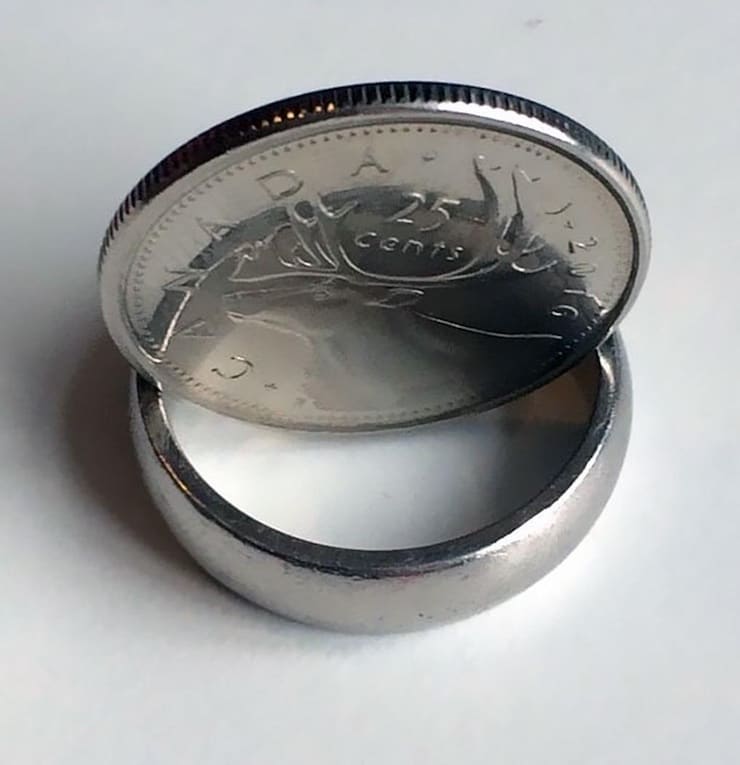 Transparent coin