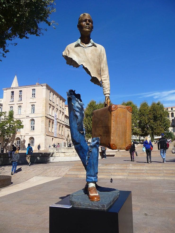 Torn Travelers: Unusual Sculptures by Bruno Catalano