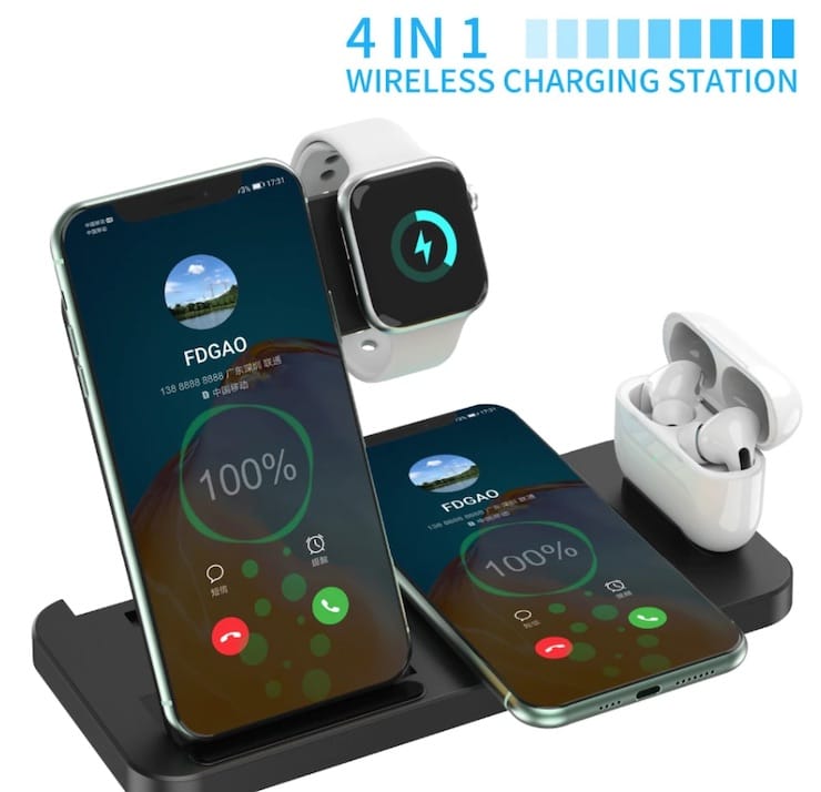   Wireless charger for iPhone, AirPods and Apple Watch