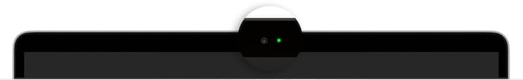 Зеленый индикатор камеры на MacBook