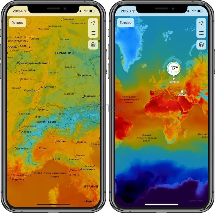 Weather app overview