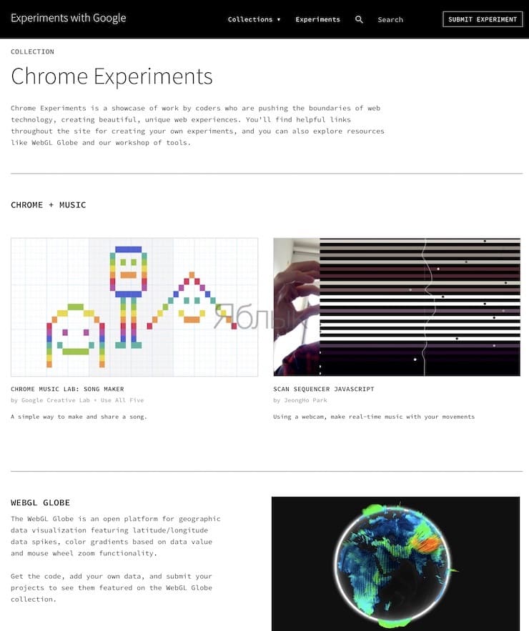 Chrome Experiments