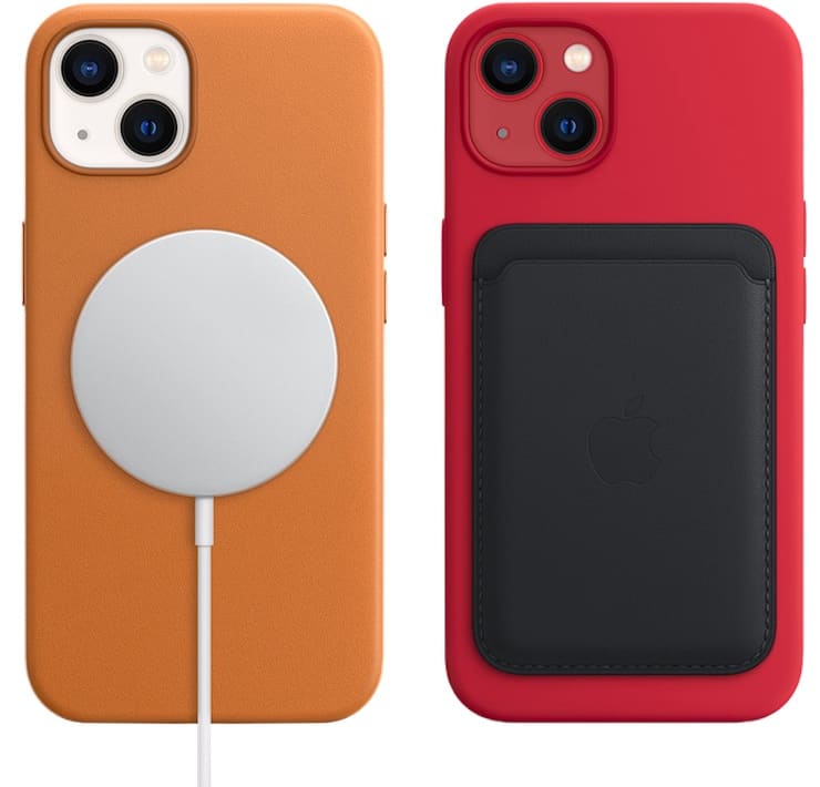 Быстрая магнитная беспроводная зарядка MagSafe для iPhone 13 и iPhone 13 mini