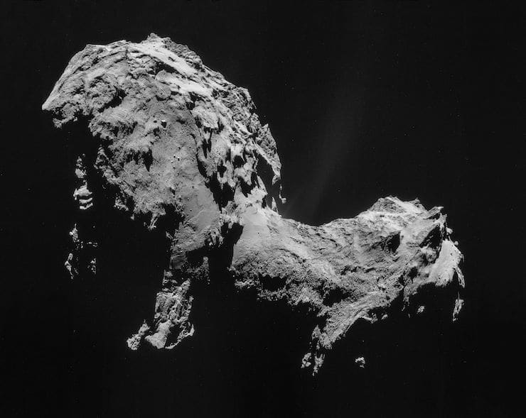 La comète Churyumov-Gerasimenko