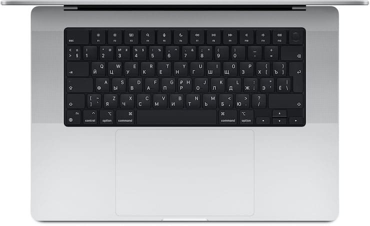 Клавиатура и трекпад MacBook Pro 2021 года. Отказ от TouchBar