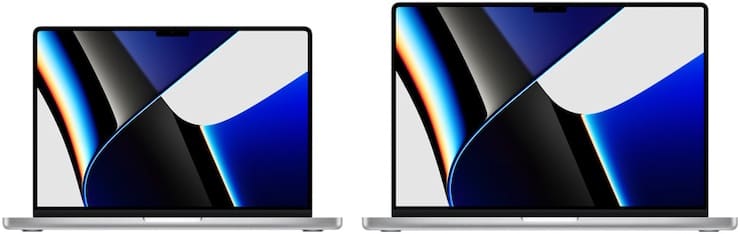 Размеры MacBook Pro 2021