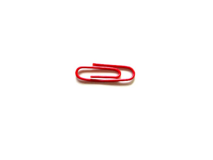 How to change a paper clip to a home?