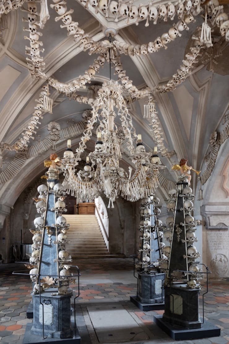 Костница в Седлеце – церковь с интерьером из 40 000 человеческих скелетов