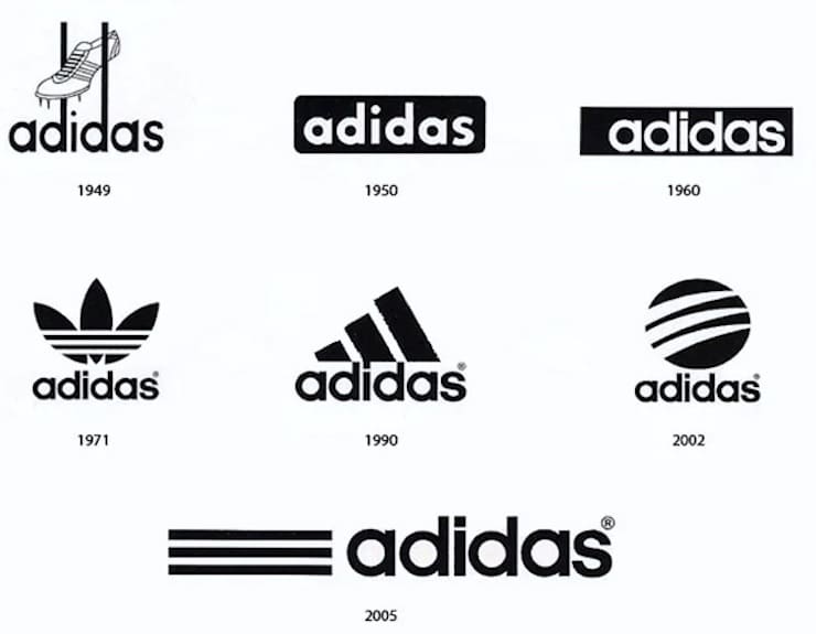 Adidas - logo history