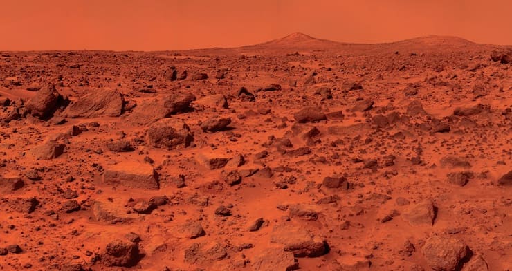 Mars sky color