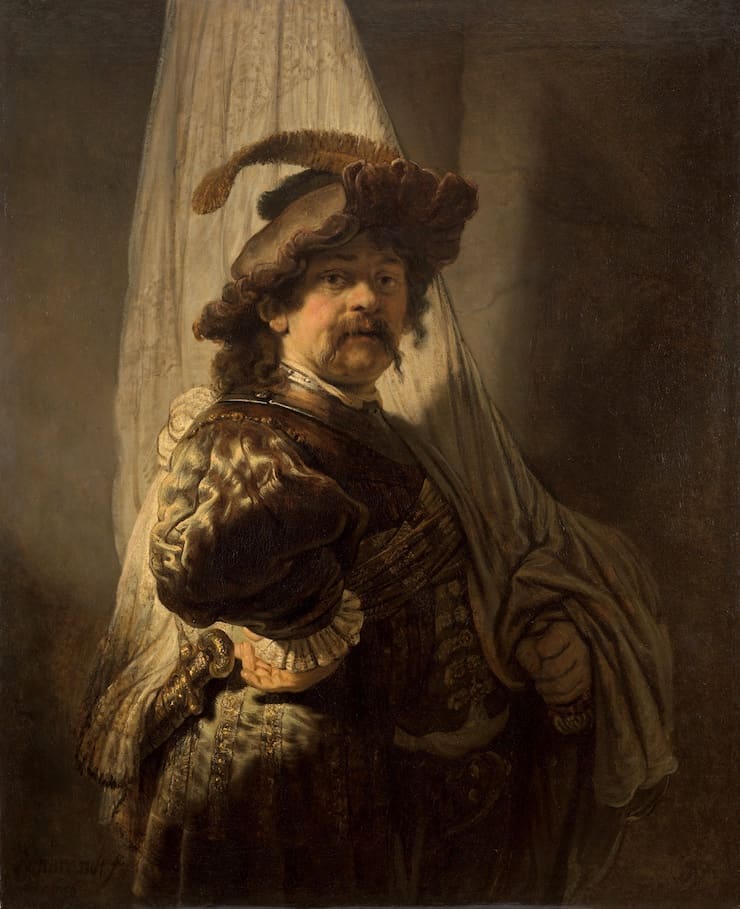 Картина - Знаменосец - Рембрант