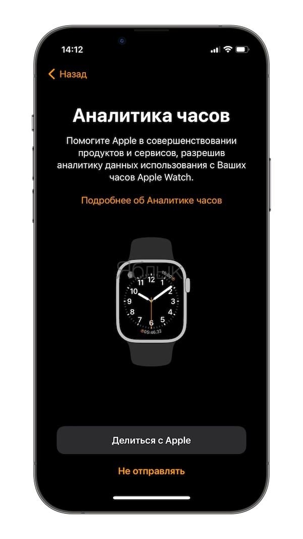 Как настроить apple watch