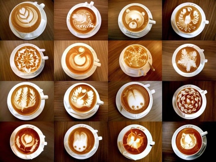 Latte art, ou comment dessiner sur du café