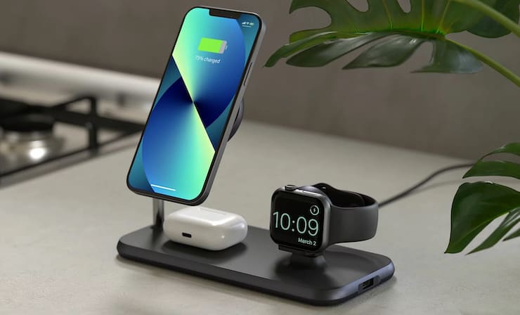 Обзор беспроводной MagSafe зарядки Zens Magnetic + Watch Wireless Charger для iPhone, Apple Watch и AirPods