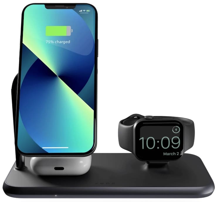 Обзор беспроводной MagSafe зарядки Zens Magnetic + Watch Wireless Charger для iPhone, Apple Watch и AirPods