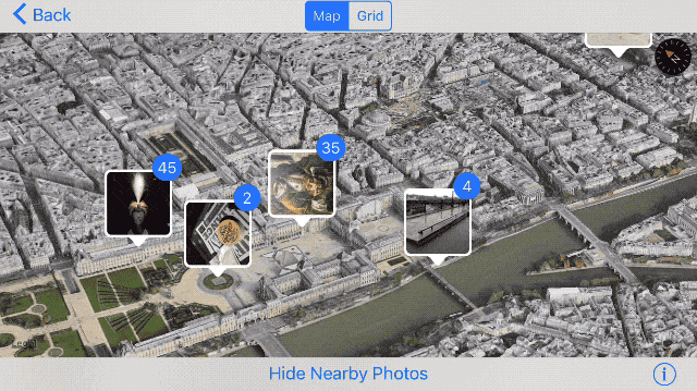 Flyover 3d карта в приложении Фото на iPhone