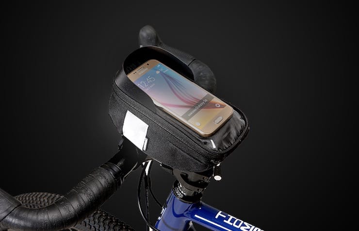 Удобная велосумка для смартфона