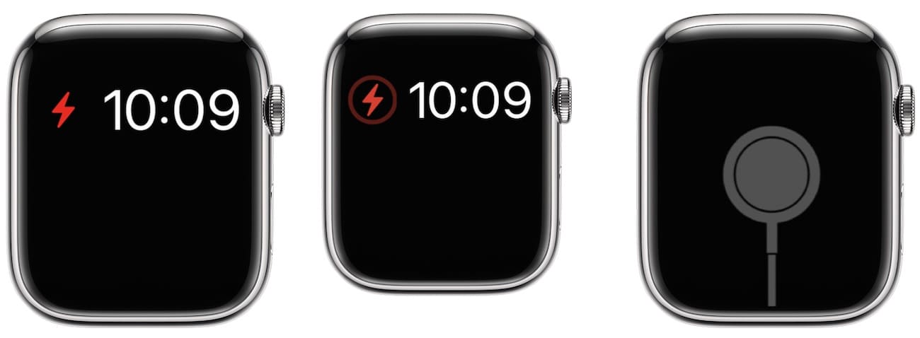Как узнать, что Apple Watch нужно зарядить?