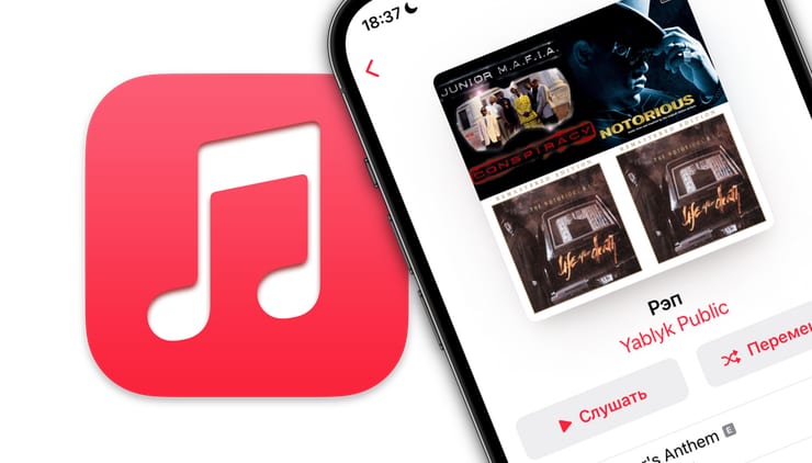 Как поделиться плейлистом Apple Music