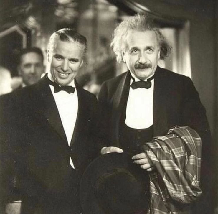 Чарли Чаплин и Альберт Эйнштейн, 1931