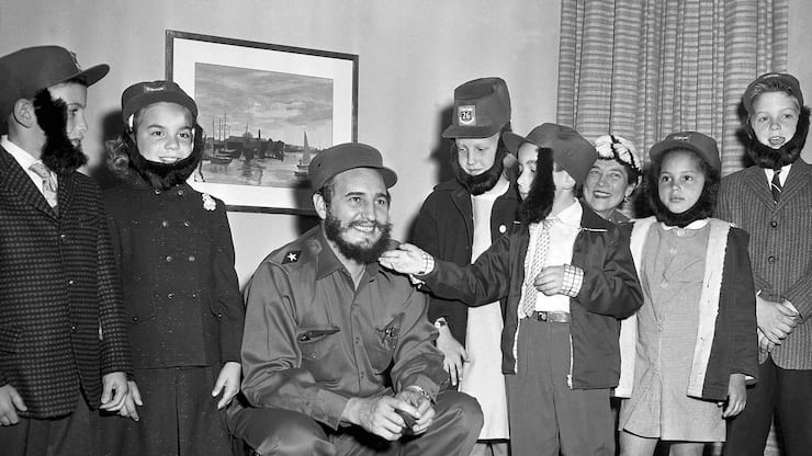 Фидель Кастро и дети
