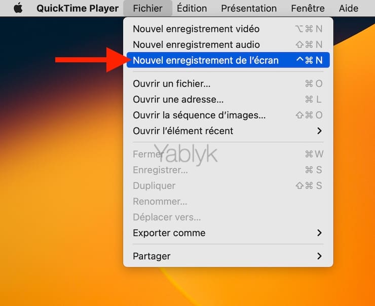 Comment enregistrer une vidéo de l'écran d'un Mac avec QuickTime Player