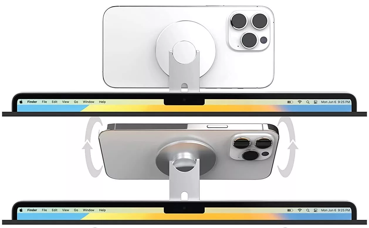 Подставка, позволяющая использовать iPhone в качестве камеры для Mac