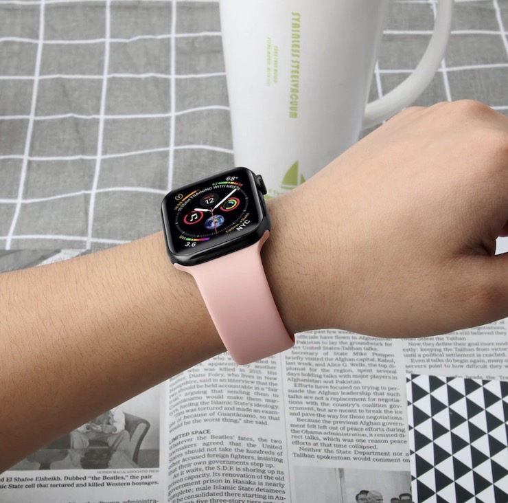 Силиконовые ремешки разных цветов для всех версий Apple Watch