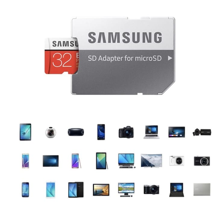 Оригинальные популярные microSD-карты памяти Samsung EVO Plus и EVO Pro