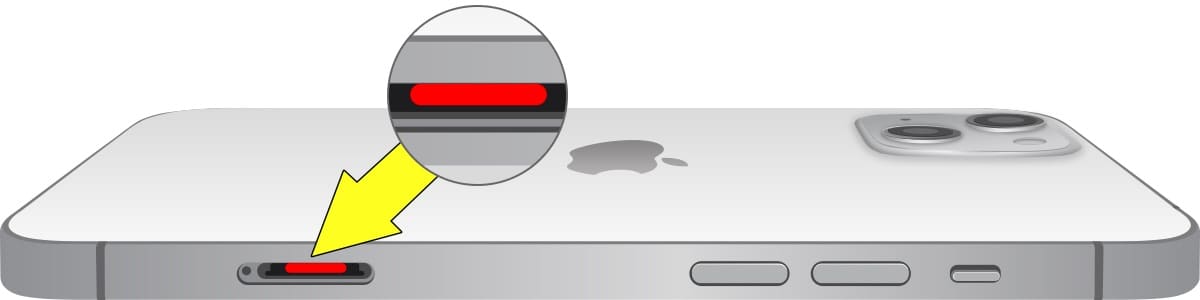 Как распознать iPhone-«утопленник», или где находится датчик влаги (воды) на iPhone 15