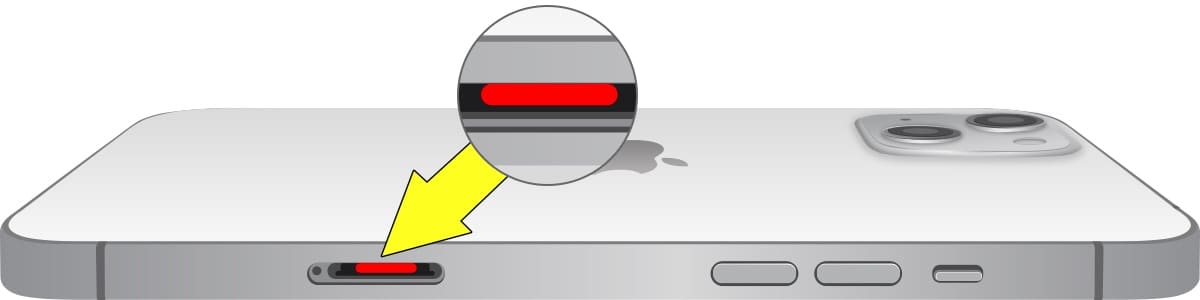Как распознать iPhone-«утопленник», или где находится датчик влаги (воды) на iPhone 15 Plus
