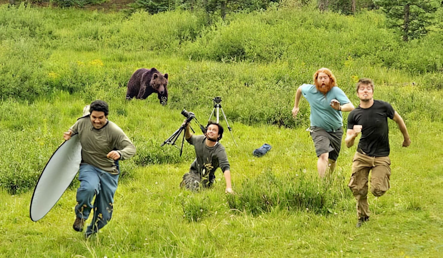 bear chasing national geographic photographers yablyk