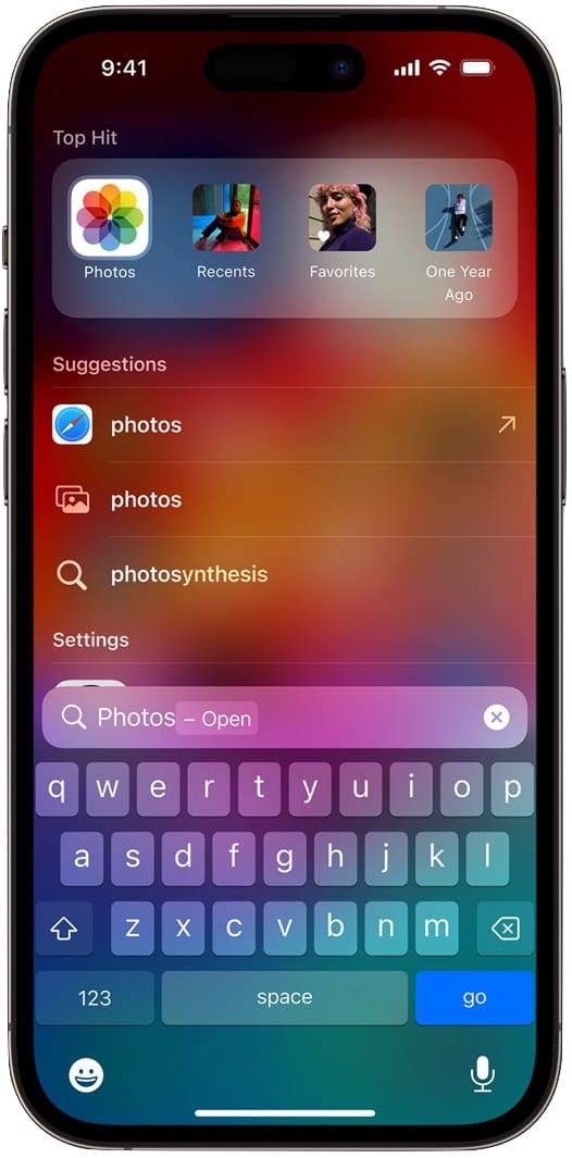 Улучшение поиска Spotlight в iOS 17