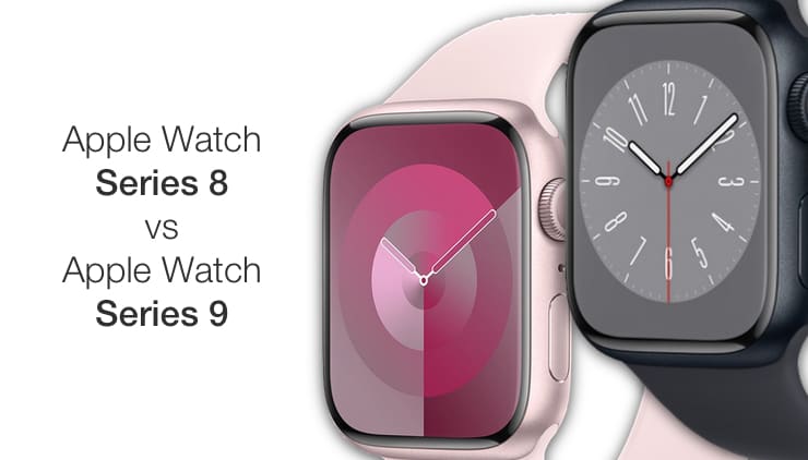 Сравнение Apple Watch Series 8 vs Apple Watch Series 9