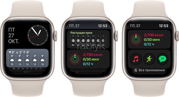 Что такое смарт-стопка с виджетами на Apple Watch?