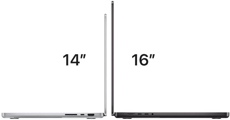 Дизайн MacBook Pro 2023 (M3, M3 Pro и M3 Max)