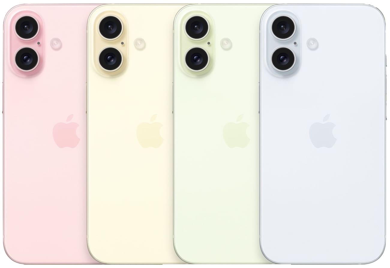 iPhone 16 цвета